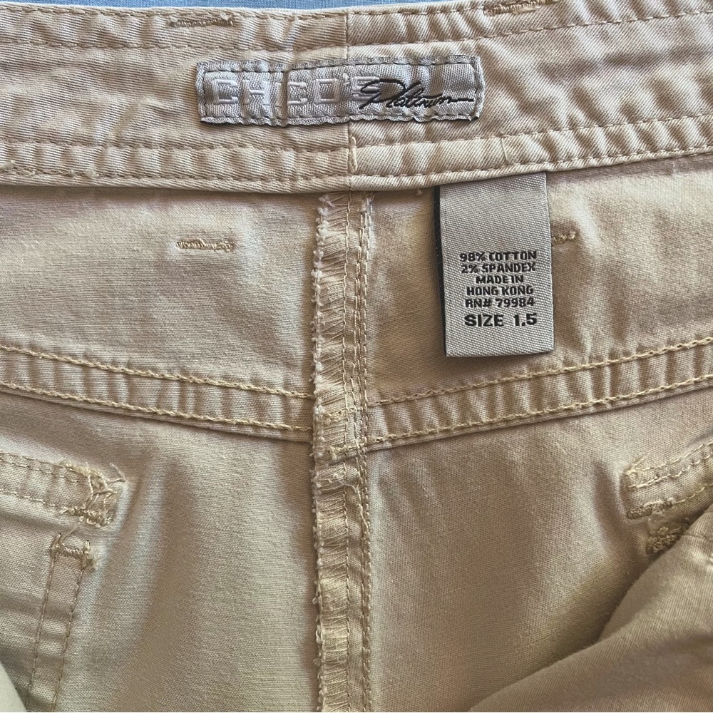 Chico’s “Regatta Crop” Khakis Size 1.5 - Picture 6 of 6